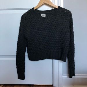 Andrea Jovine Dark Grey Knitted Sweater